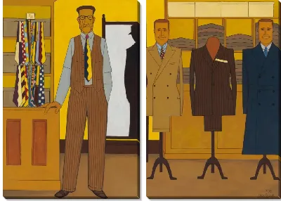 Картина Мужская одежда