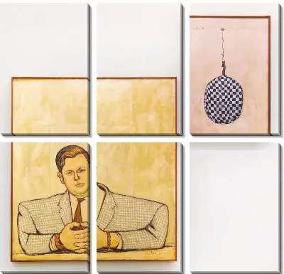 Портрет Kym Bonython / Портрет кепки спидвея мистера Бонитона