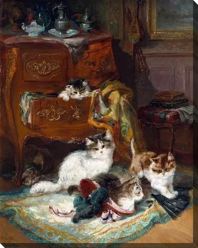 Картина маслом Котята (Kittens) №2