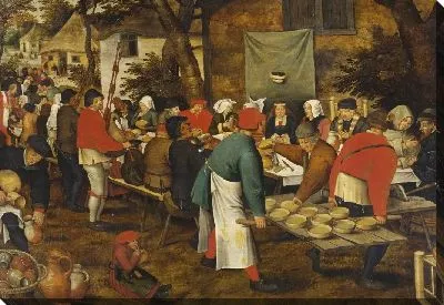 Картина Крестьянский свадебный пир