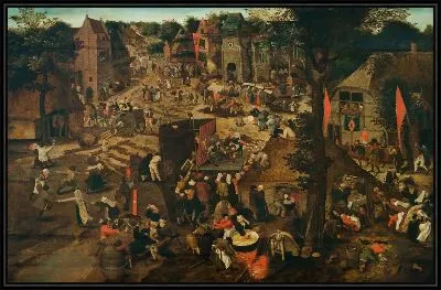 Деревенская ярмарка (Деревенский праздник в честь святых Юбера и Святого Антония)