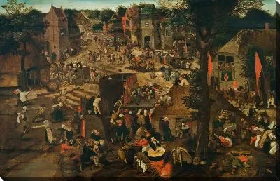 Деревенская ярмарка (Деревенский праздник в честь святых Юбера и Святого Антония)