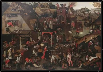 Картина Фламандские пословицы