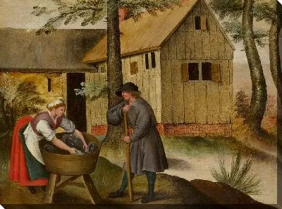 Картина Ансареро и крестьянин