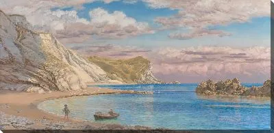 Картина Скалы Человек Войны, Побережье Дорсета