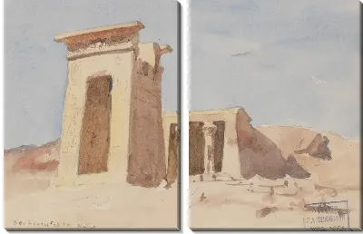 Картина Храм Дендур, показывая пилон