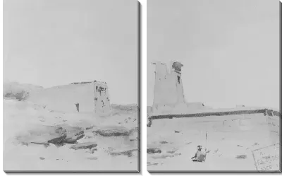 Храм Дендур, показывая пилон и терраса