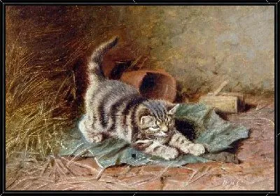 Картина Котенок (Kitten) №4