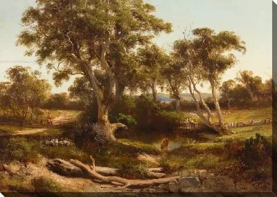 Картина Овечья стирка в западном округе