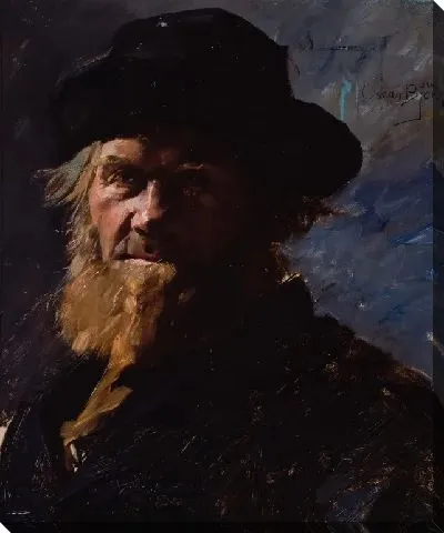 Картина Портретное исследование старика. Skagen