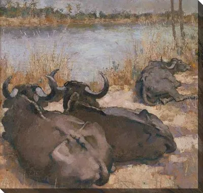 Картина Коровы в Индии