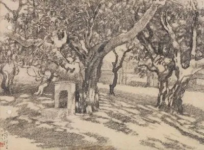 Картина Сад Тагора