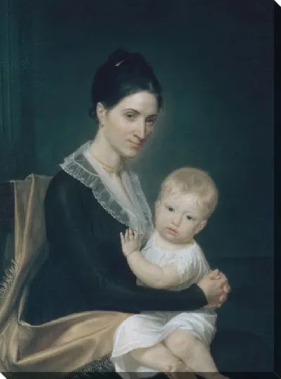 Картина Миссис Маринус Виллетт и ее сын Маринус младший