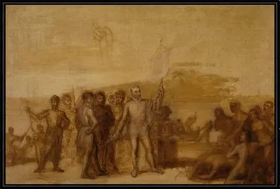 Картина Приземление Колумба