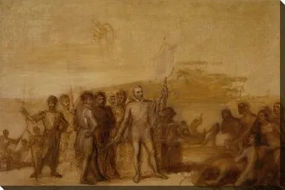 Картина Приземление Колумба