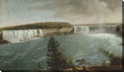 Картина Отдаленный вид на Ниагарский водопад