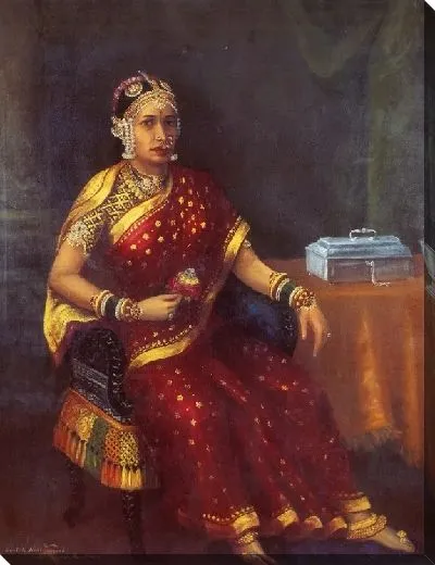 Картина Ее Высочество Джанаки Субамма, Сахиб из Пудуккоттай