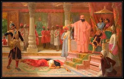 Драупади в суде Вират