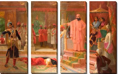 Драупади в суде Вират