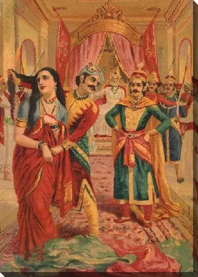 Картина Драупади Одежда