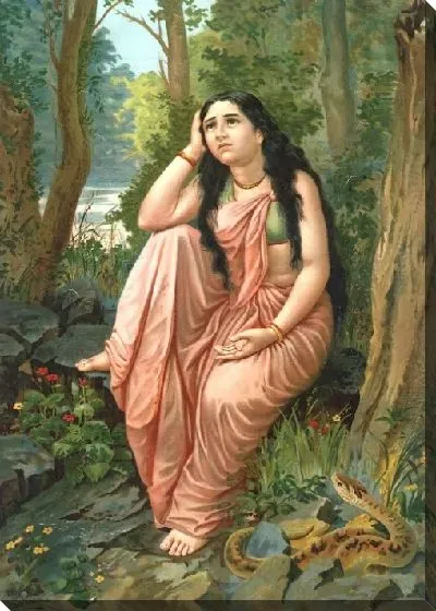 Картина Дамьянти Изгнание