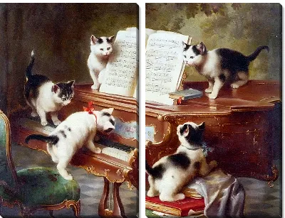 Кошки на пианино (Cats on a Piano)