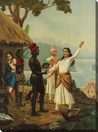 Картина Клятва Бхишмы или брак Матсяганды