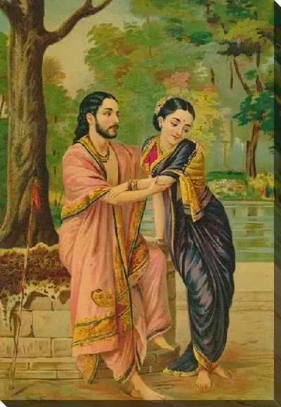 Картина Арджуна Субхадра