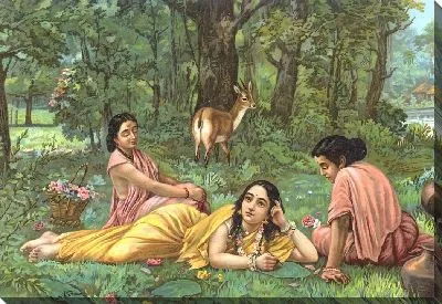 Зарисовка Шакунталы