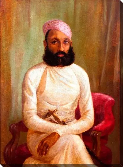 Картина Махарана Фатех Сингх из Мевара