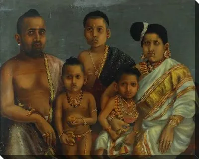 Картина Семья Кизакке Палат Кришна Менон