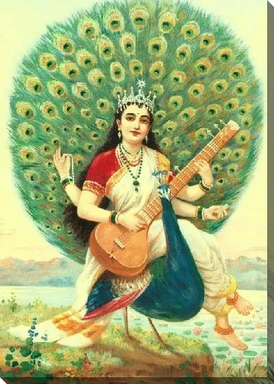 Картина Сарасвати Версия 3