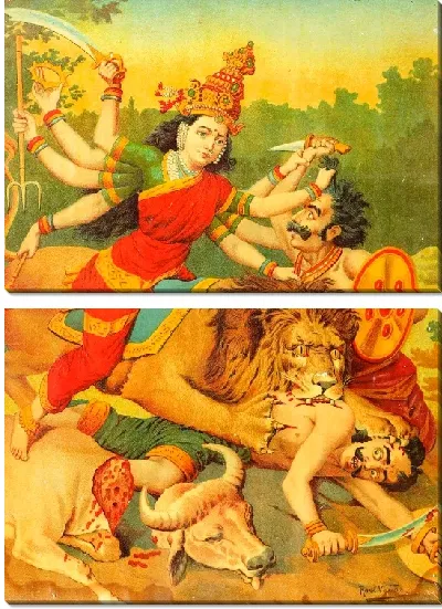 Картина Аштабхуджа Деви