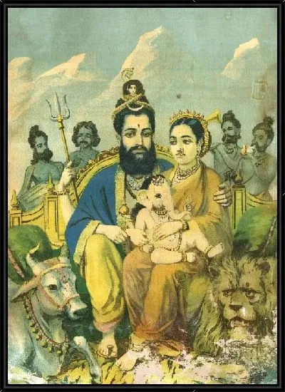 Картина Махадев Парвати