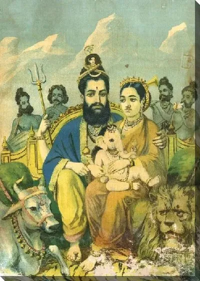 Картина Махадев Парвати