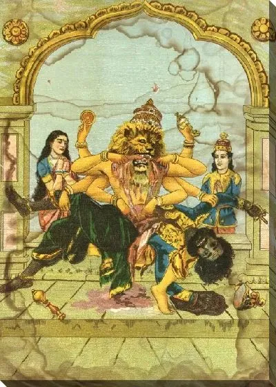Картина Нарасимха аватар