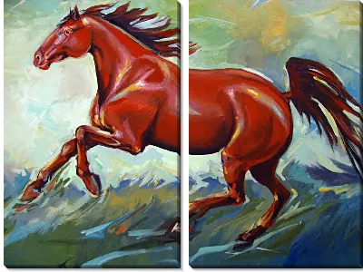 Модульная картина Лошадь (Horse) №3