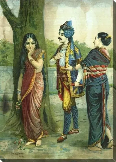 Картина Мадаласа и Рутадваджа