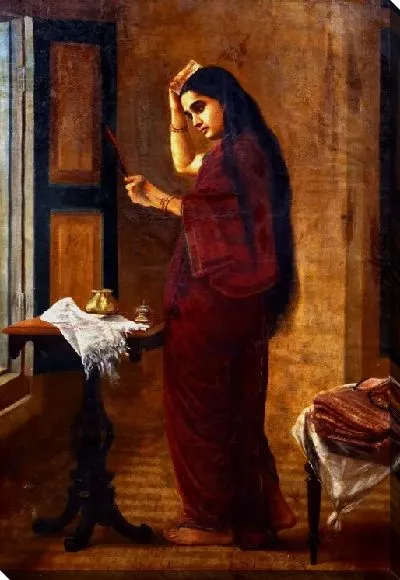 Картина Леди с зеркалом