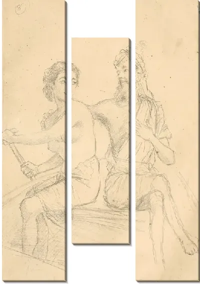 Картина Подготовительный очерк для Масяганды