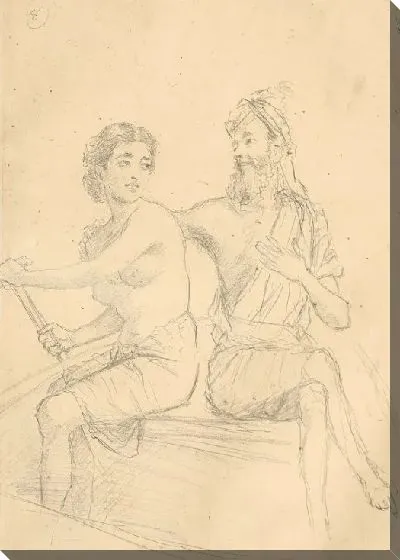 Картина Подготовительный очерк для Масяганды