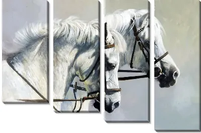 Модульная картина Лошади (Horses) №4