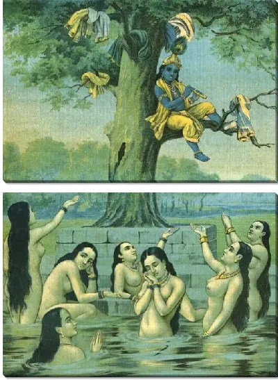 Картина Кришна Лила