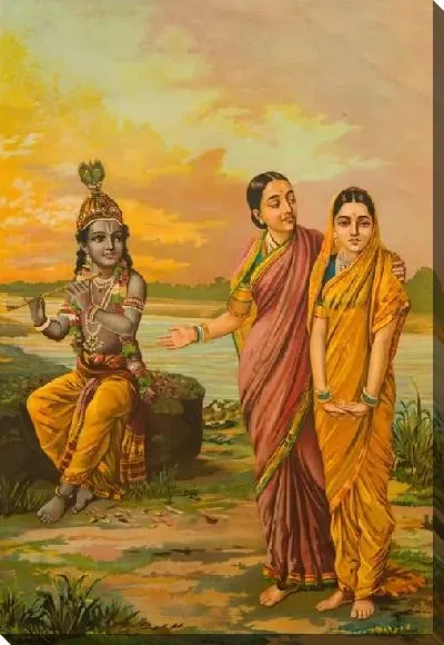 Картина Радха Кришна