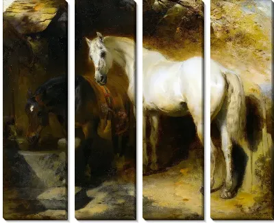Модульная картина Лошади (Horses) №5