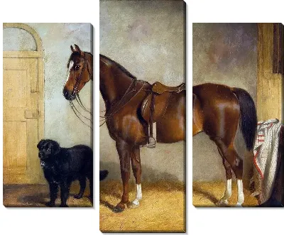 Картина Лошадь и собака (Horse and dog)