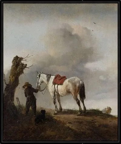 Картина Серая Лошадь