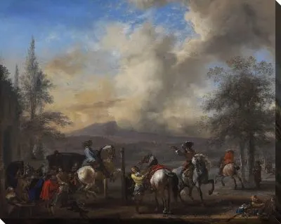 Картина Школа верховой езды