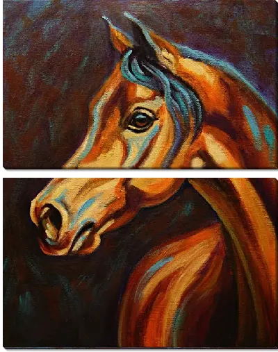 Модульная картина Лошадь (Horse) №6