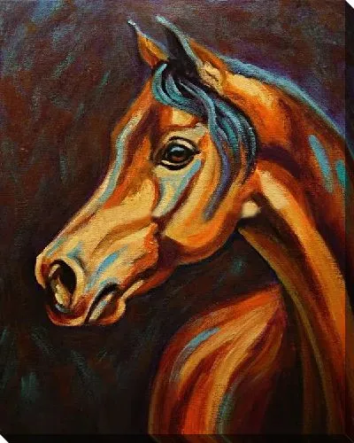 Картина маслом Лошадь (Horse) №6